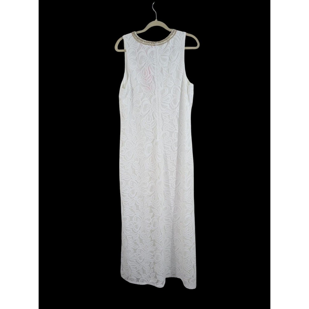 Lilly Pulitzer NWT Carlotta Maxi Dress White Wildflower Lace Size 14 Resort - Picture 8 of 8